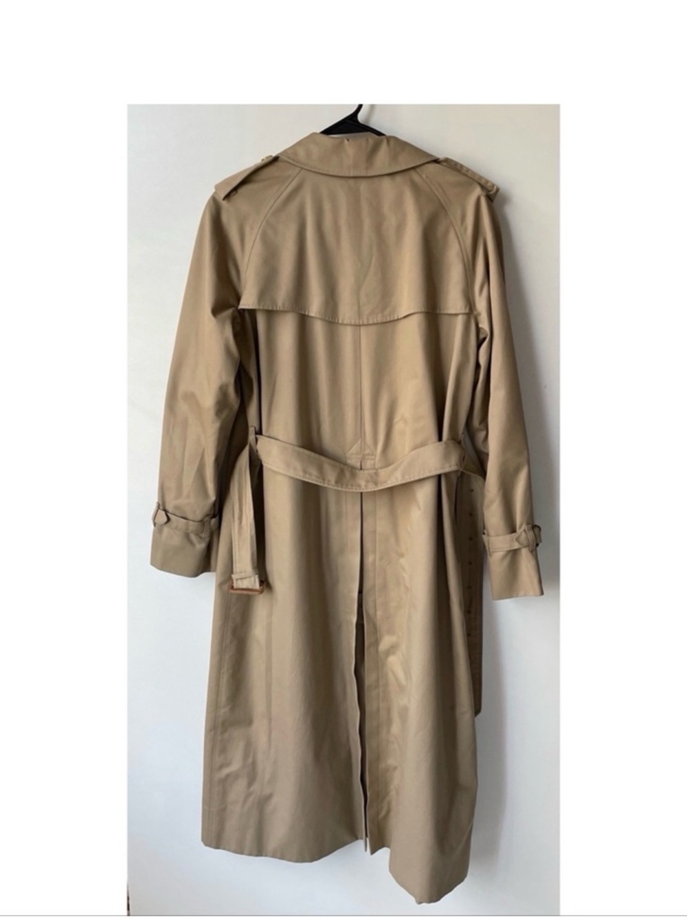 Burberry Chelsea Heritage Trench Coat Honey Tan US 8 Long Belted England Classic - Picture 5 of 14